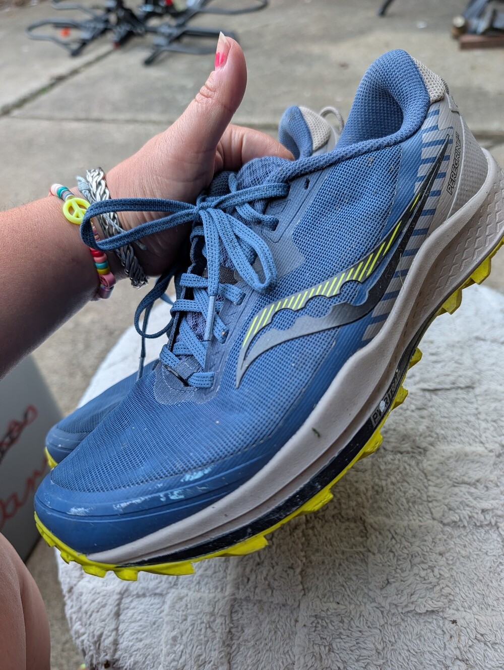 Men's Saucony Peregrine Running Sneakers Size 10